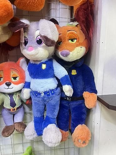 маша и медведь: 🧸 Мягкая игрушка «Зверополис» Лис Ник и Зайка Джуди 50 см Продаются — 2