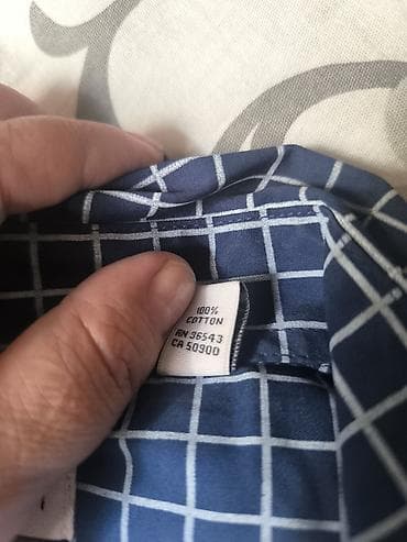 бренды мужских рубашек: Рубашка мужская брендовая размер s.m.l.xl. ткань хб качество — 8