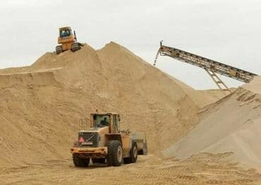 блок песка: Песок, Васильевский карьер, В тоннах, Камаз — 1