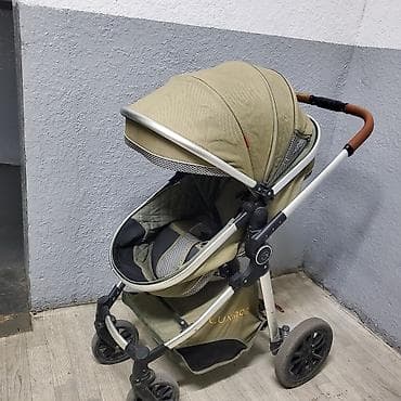 Универсальная детская коляска-прогулка Luxmom (цвет хаки/оливковый) -