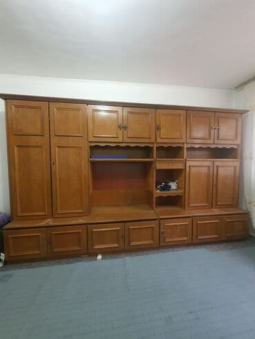 купить стенку для дома: Шифоньер, Прямой, цвет - Коричневый, Дерево — 3