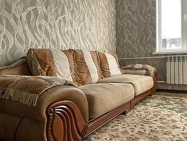 диван бегимай: Ашкана үчүн жумшак бурчек, түсү - Саргыч боз — 8