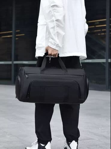 сумка для беременных: Сумка универсальная дорожная/спортивная - Цвет: черный - Формат — 29