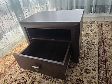 Вешалки: Прикроватная тумба, Без зеркала, цвет - Коричневый, ЛДСП, Самовывоз — 7