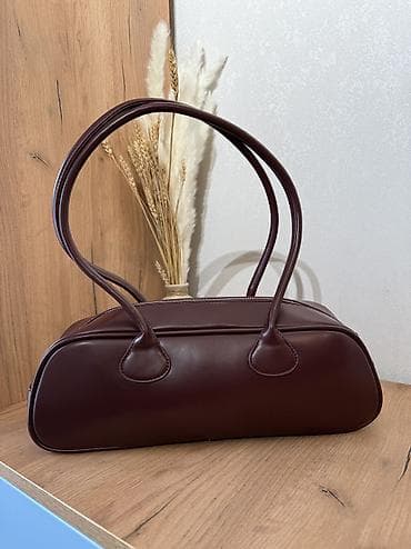 Зер буюмдар: Трендовая сумка в роскошном бордовом цвете😍 Высота 13см, ширина 10см — 1