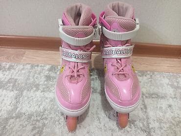 under armor: Детские раздвижные роликовые коньки XIAOBALONG, розовые. - Тип — 2