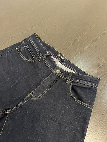 спес одежда: Джинсы GANT, темно-синий необработанный деним (raw/indigo) — 5