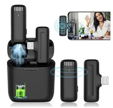 продажа микрофонов: Петличный микрофон на айфон J11 Беспроводной петличный микрофон Plug — 2