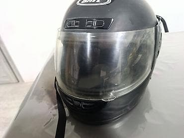 Мотоциклетный шлем SAFE, интеграл (full-face), черный. Особенности: -