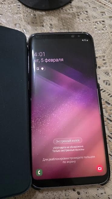 Samsung Galaxy S8 Plus, Б/у, 64 ГБ, цвет - Черный
