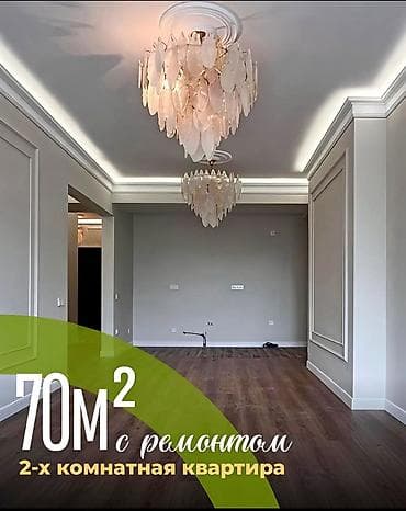 2 room flat: 2 комнаты, 70 м², Элитка, 2 этаж, Дизайнерский ремонт — 3
