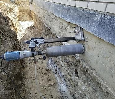 Ремонт окон и дверей: Алмазное бурение/сверление бетона, ж/б, кирпича - Аккуратные ровные — 3