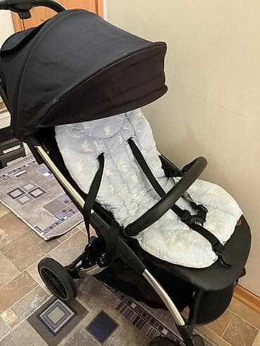 прогулочные коляски с надувными колесами: Коляска, цвет - Черный — 4