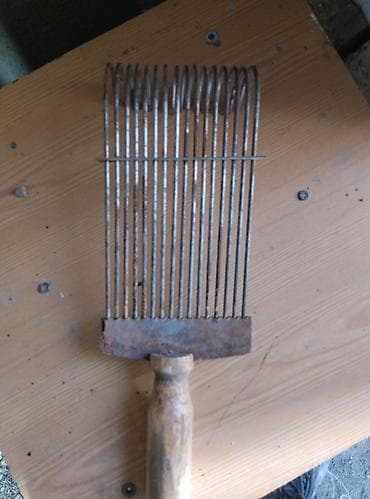 Компрессоры: Гребёнка для чесания льна/шерсти (ручная трепальная гребёнка) - — 2