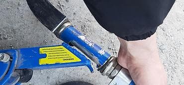 Отдам даром: Отдам за шаурму самокат.Нужно приварить руль к корпусу и ось на — 7