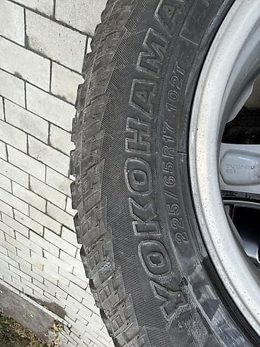 субару империза: Колеса в сборе 225 / 65 / R 17, Всесезонная, Б/у, Комплект, Внедорожные (АТ/МТ), Литые, отверстий - 5 — 6