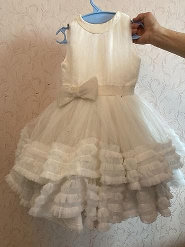 мма шорта: Детское платье, цвет - Фиолетовый, Б/у — 3