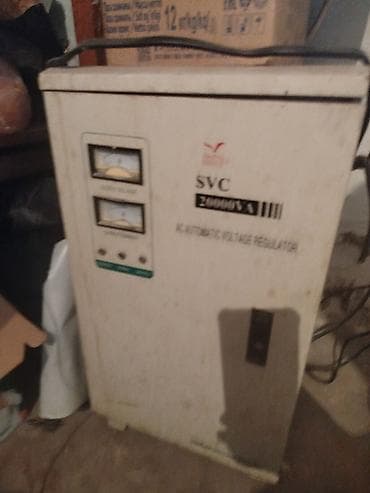 Чыңалуу стабилизатор, Бир фазалуу, SVC — 1