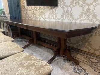 я ищу стол: Зал үчүн үстөл, Колдонулган, Бүктөө эмес, Тик бурчтуу — 10