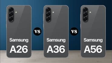 арзан баадагы телефон: Samsung Galaxy A36, Жаңы, 256 ГБ, түсү - Кара, 1 SIM, 2 SIM, eSIM — 1
