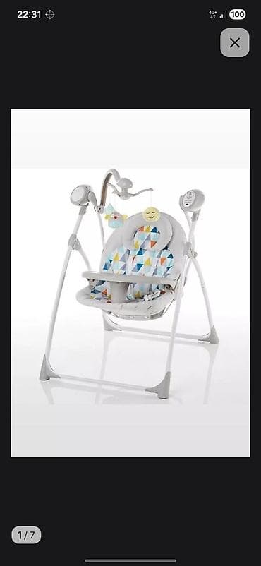 Балдар электр унаалары: Балдар үчүн шезлонг, Электромобиль, Темир, түсү - Боз — 3