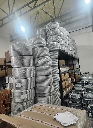 Гофрированные электротехнические трубы (гофра ПВХ/ПНД) в бухтах