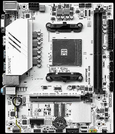 Материнская плата для ПК, Б/у, AM4, Micro-ATX