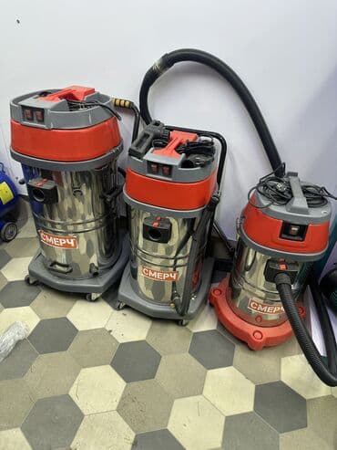 оборудования для стирки ковров: Промышленные пылесосы для сухой и влажной уборки. Описание: - Модели — 8