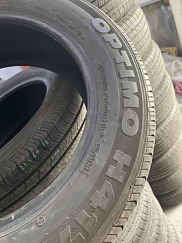 Шиналар 215 / 60 / R 16, Жай, Колдонулган, Жуп, Жеңил унаалар, Корея, Hankook — 2
