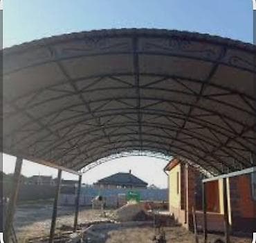 дополнительное освещение на авто: Навес, Арочный, Металл, Поликарбонат, Установка — 8