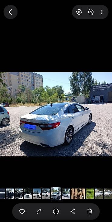 Продажа авто: Hyundai Grandeur: 2013 г., 3 л, Автомат, Газ, Седан — 3