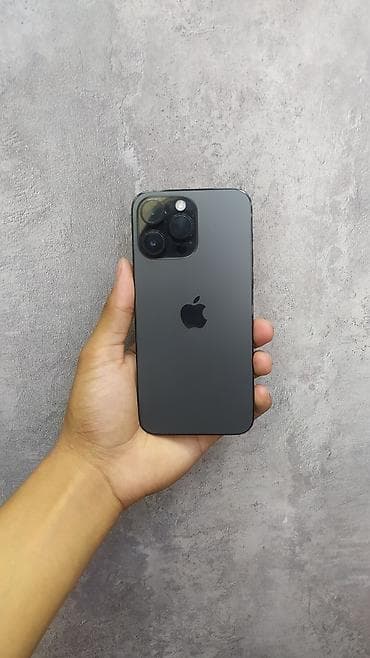 iphone 11 76: IPhone 14 Pro Max, Б/у, 128 ГБ, Black Titanium, 77 % — 6