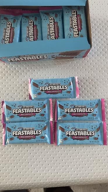 алма крипсон: MrBeast Feastables Milk Chocolate — молочный шоколад в порционных — 2