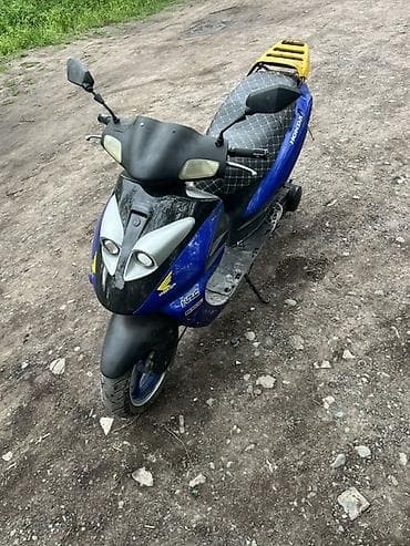 150 куб скутер: Скутер Honda (наклейки Honda/Dunlop), синие пластиковые панели и — 2