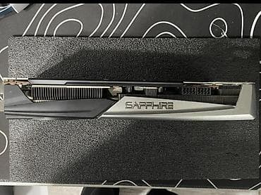 Техника и электроника: Видеокарта для ПК, Б/у, ЖК Sapphire, Radeon RX, 8 ГБ — 4