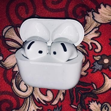 наушники с переводчиком: Беспроводные вкладыши наушники, Apple, Airpods 2, Б/у — 3