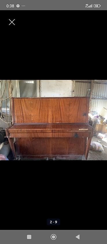 Музыкалык аспаптар: Пианино «Беларусь» (вертикальное) чуть сорапина есть срочно продаю - — 2