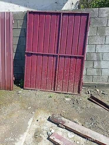 валик с узором: Металлические створки ворот и калитка Описание: - Комплект из — 4