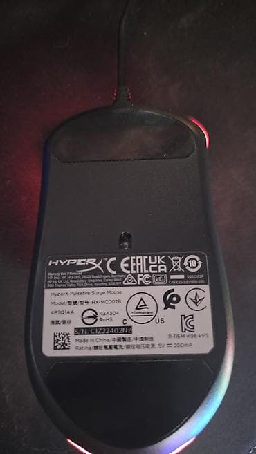 капьютер: Игровая мышь HyperX Pulsefire Surge (модель HX-MC002B) в наличии 2 — 2