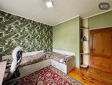 Батирлер: 3 бөлмө, 68 м², 12-мкр 106-серия, 1 кабат, Евро оңдоо — 9