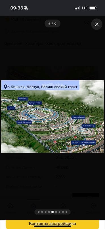 праститутка манас: 1 комната, 35 м², Элитка, 6 этаж, Готовая ПСО (под самоотделку) — 3