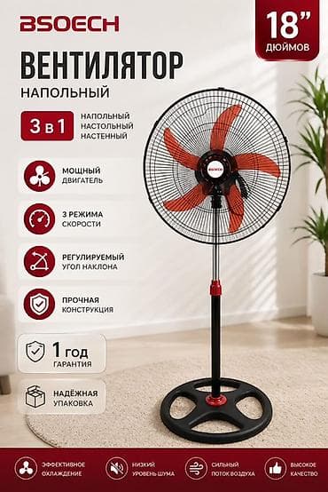 cpu cooler: Вентилятор Напольный, Лопастной — 4
