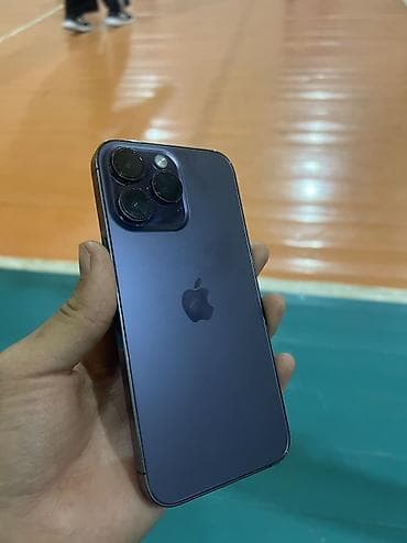 IPhone 14 Pro Max, Б/у, 256 ГБ, Deep Purple, Наушники, Зарядное устройство, Защитное стекло, 83 % at lalafo.kg IPhone 14 Pro Max, Б/у, 256 ГБ, Deep Purple, Наушники, Зарядное устройство, Защитное стекло, 83 %