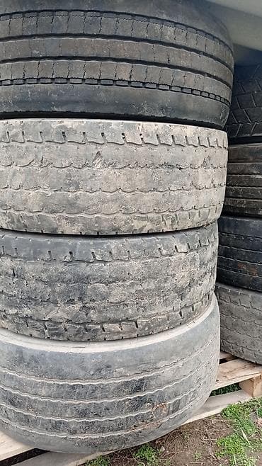 22 5 шины: Грузовые шины (под борта/прицеп/тягач) - Количество: партия на фото — 7