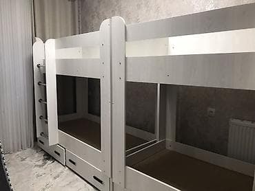 двух ярусный кровати: 14000сом без матрасов Матрасы 1шт 6000сом Двухъярусная — 3