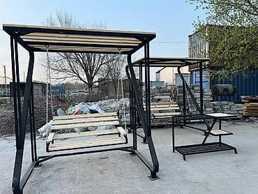 спинка: Садовые качели Со спинкой, С крышей — 3