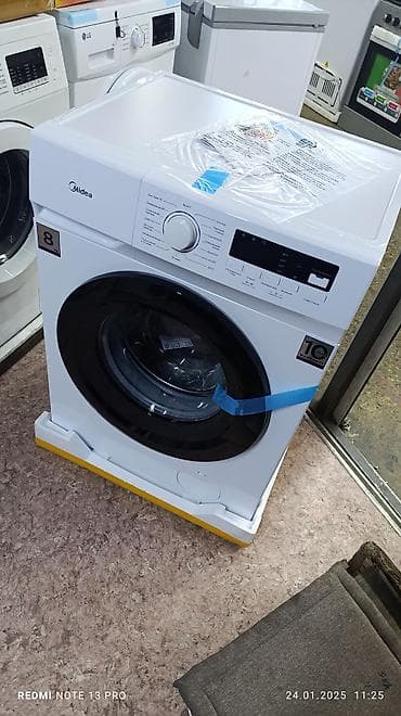 Ковролин: Стиральная машина Midea, Новый, Автомат, До 9 кг, Компактная — 8