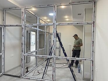 На заказ Каркасная перегородка, Для офиса, Бесплатный замер