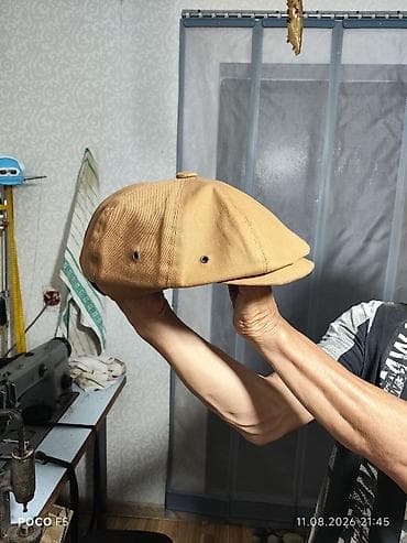 куртка visdeer: Кепка восьмиклинка (newsboy cap) - Материал: плотная хлопковая саржа — 10