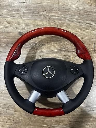 Унаа тетиктери: Руль для Mercedes-Benz Спринтер с декоративными вставками под красное — 1